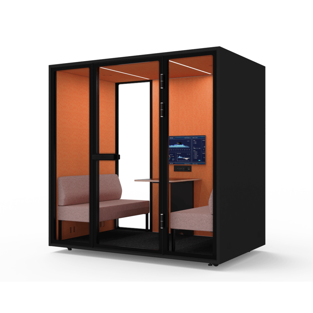 BOOTH FOUR - PRIVACY PODS - PHONE BOOTHS - TOFFIS INTERIOR ENVIRONMENTS - 1