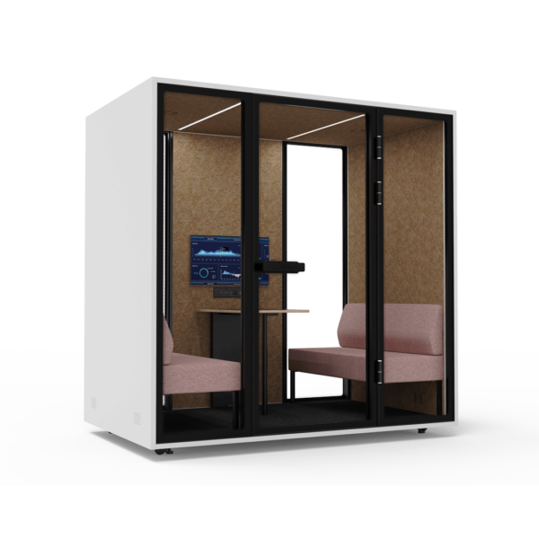 BOOTH FOUR - PRIVACY PODS - PHONE BOOTHS - TOFFIS INTERIOR ENVIRONMENTS - 7