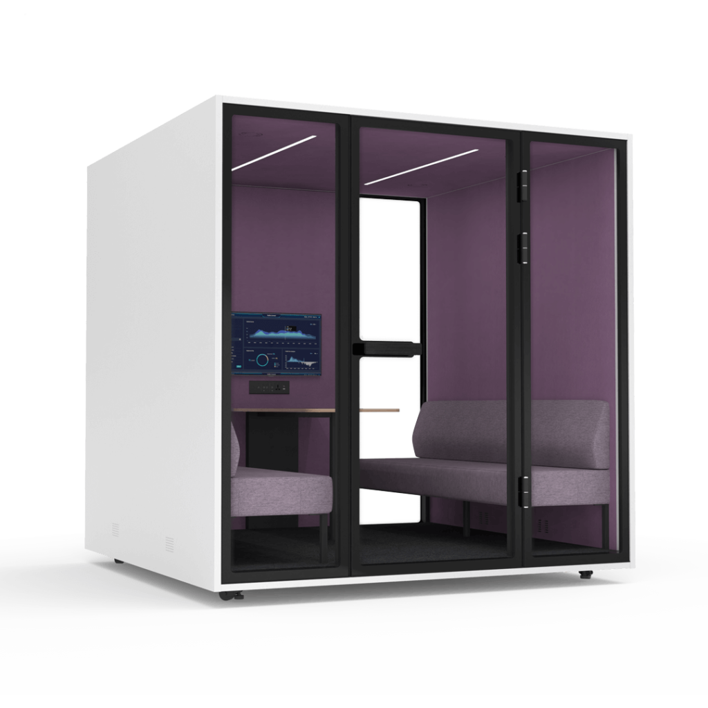 BOOTH SIX - PRIVACY PODS - PHONE BOOTHS - TOFFIS INTERIOR ENVIRONMENTS - 6